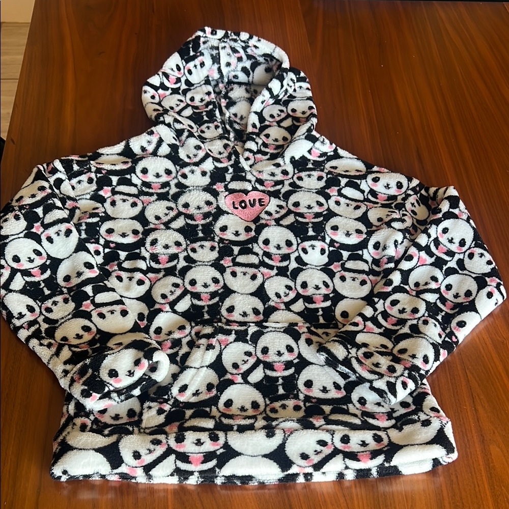 Panda Print Kids Hoodie